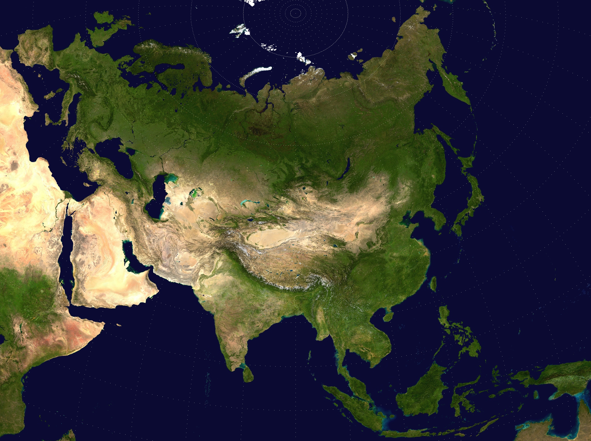 Map of Caucasian Region