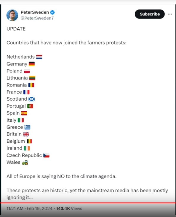 Screenshot 11countries where farmers protest n