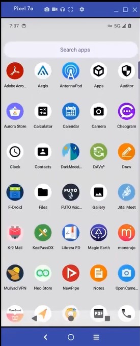 Screenshot 11search apps m