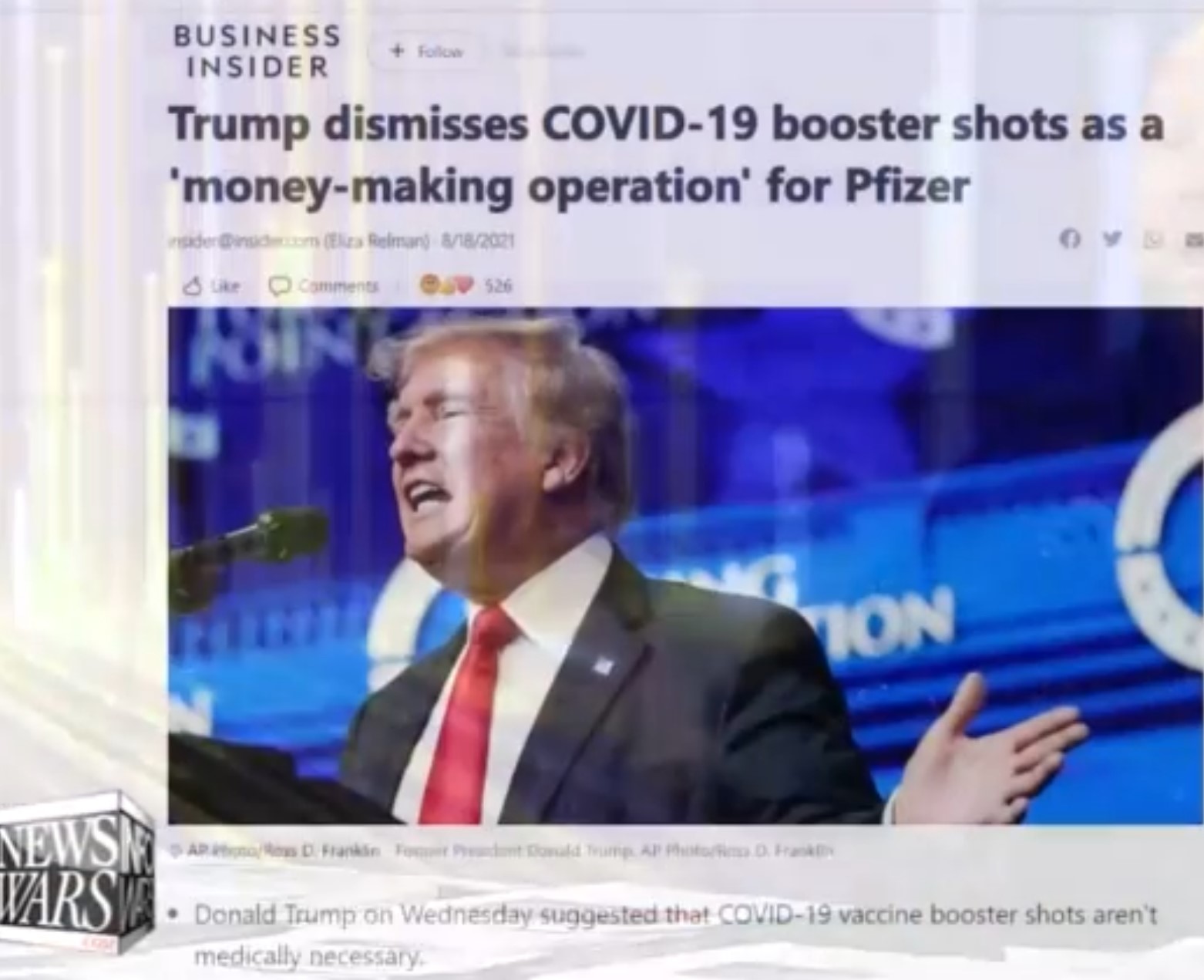 Screenshot 11trump said pfizer