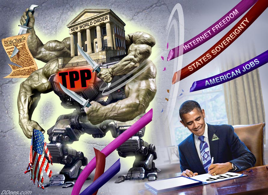David Dees TPP Agreement Obama 