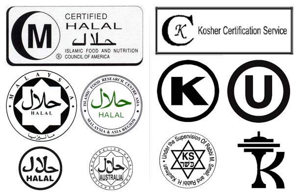 Halal and Kosher Certification Logos