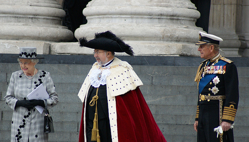 Lord Mayor Allowing Queen to enter City of London