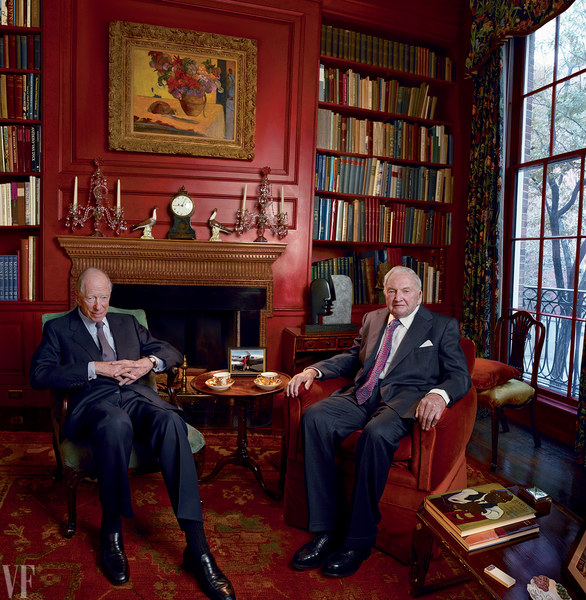 Rothschild and Rockefeller Vanity Fair Photo