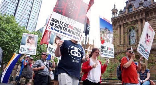 Sydney White Genocide Rally